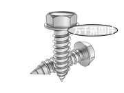 C牙細(xì)牙十字槽球面圓柱頭自攻螺釘 ASME B18.6.4
