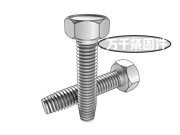 C牙細(xì)牙六角頭帶介自攻螺釘 ASME B18.6.4
