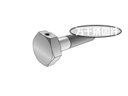 六角頭頭部帶孔螺栓 MS 9504